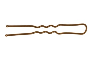 Шпильки 45 мм волна, коричневые (60 шт.) DEWAL