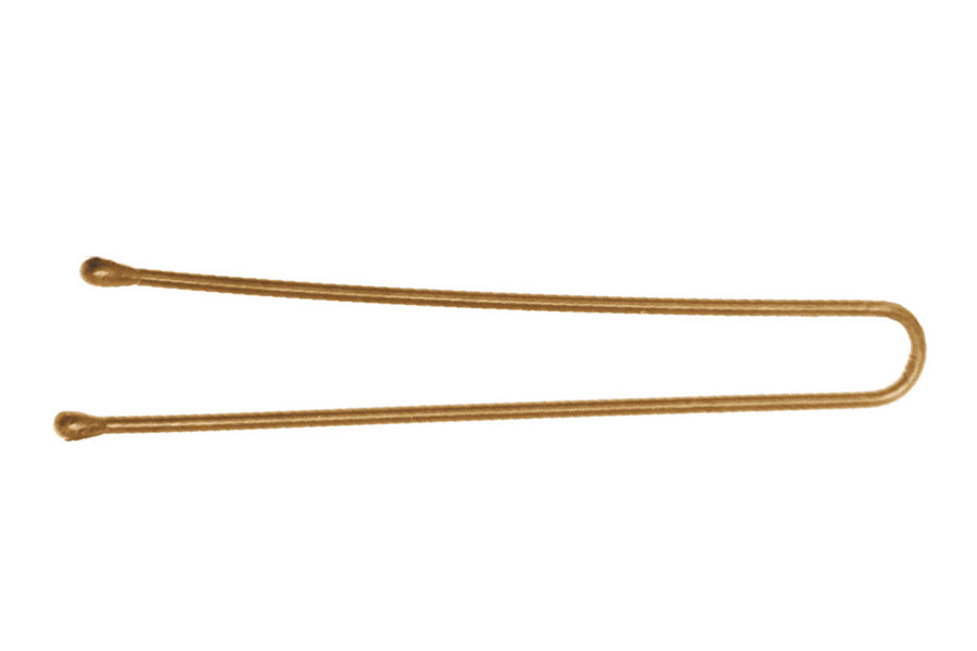 Шпильки 45 мм прямые, золотистые (60 шт.) DEWAL